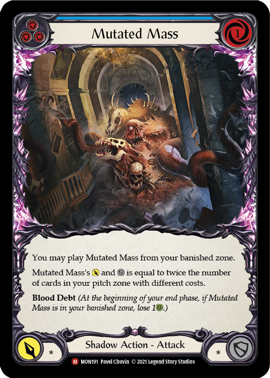 Mutated Mass [MON191-RF] (Monarch)  1st Edition Rainbow Foil | RetroPlay Games