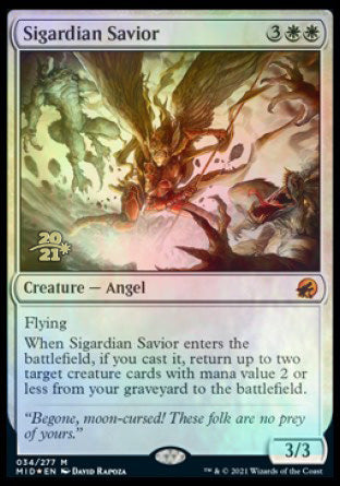 Sigardian Savior [Innistrad: Midnight Hunt Prerelease Promos] | RetroPlay Games