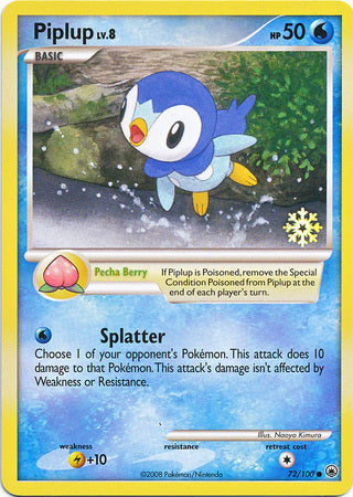 Piplup (72/100) [Countdown Calendar Promos] | RetroPlay Games