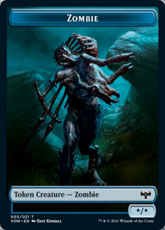 Zombie Token (005) [Innistrad: Crimson Vow Tokens] | RetroPlay Games