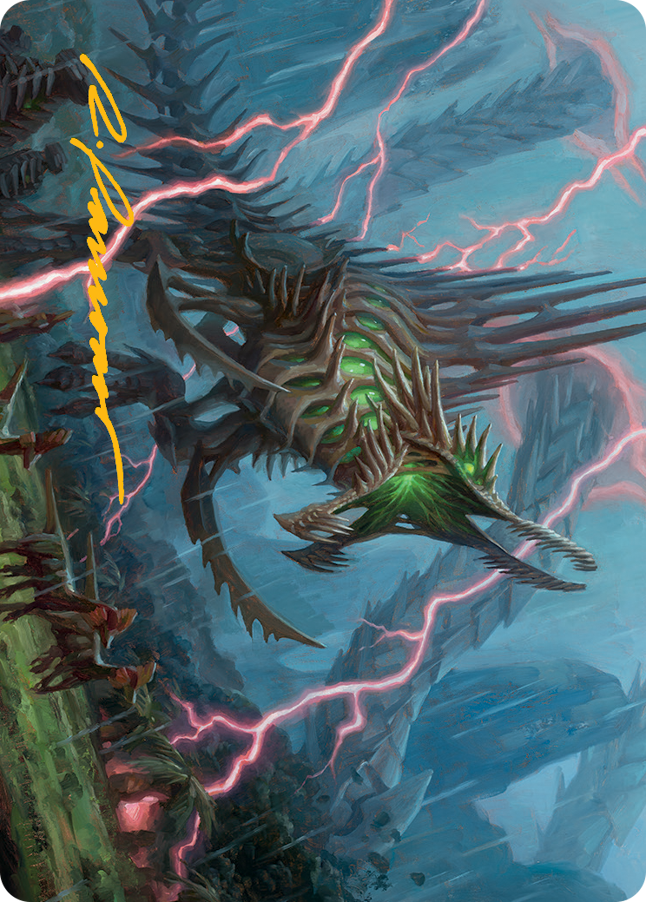 Etali, Primal Sickness Art Card (Gold-Stamped Signature) [March of the Machine Art Series] | RetroPlay Games