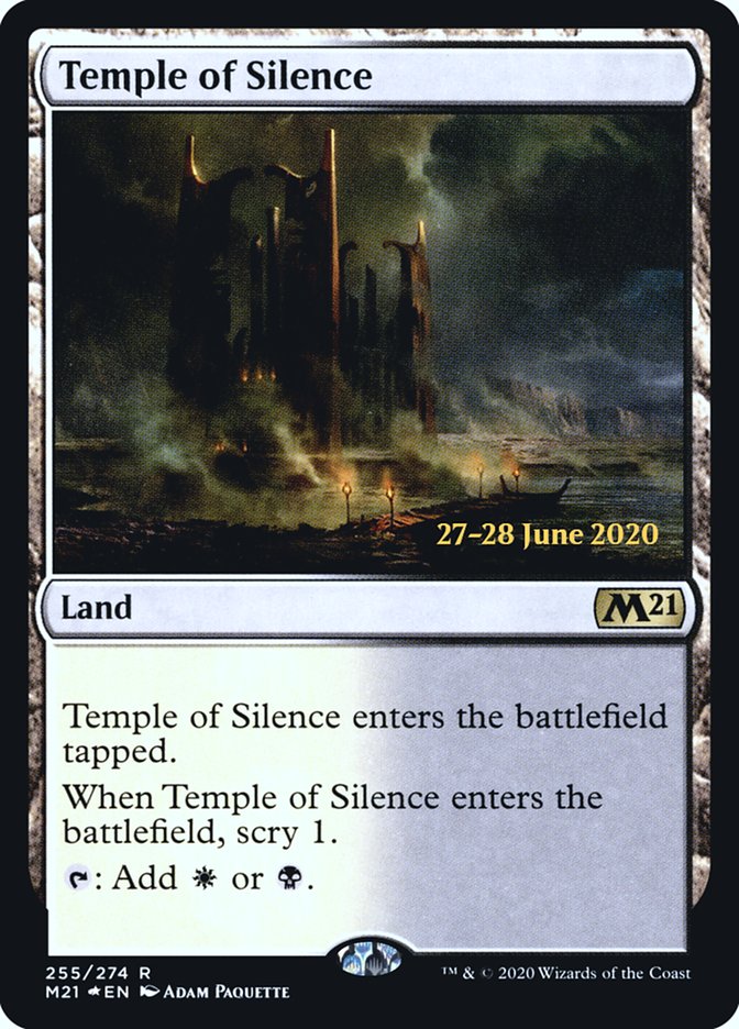 Temple of Silence  [Core Set 2021 Prerelease Promos] | RetroPlay Games