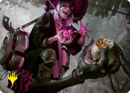 Undercity Scrounger Art Card (Gold-Stamped Signature) [Kamigawa: Neon Dynasty Art Series] | RetroPlay Games