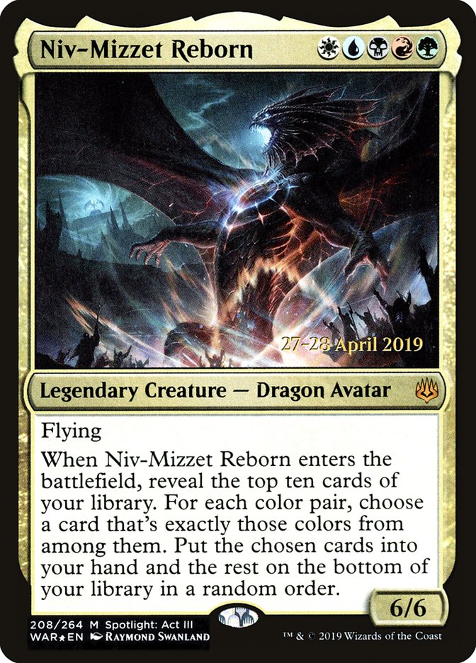 Niv-Mizzet Reborn  [War of the Spark Prerelease Promos] | RetroPlay Games