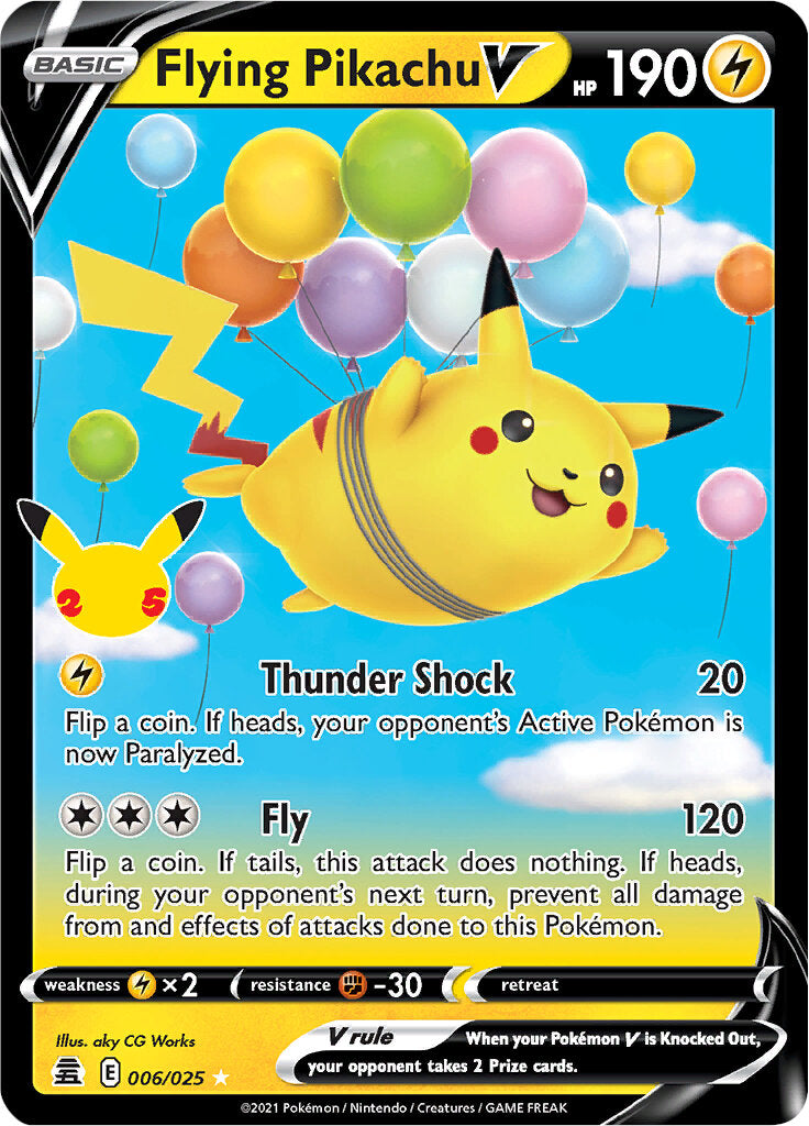 Flying Pikachu V (006/025) [Celebrations: 25th Anniversary] | RetroPlay Games