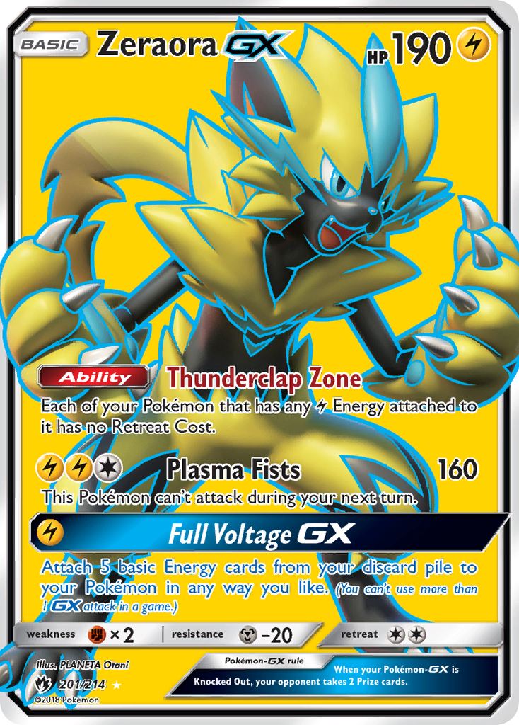 Zeraora GX (201/214) [Sun & Moon: Lost Thunder] | RetroPlay Games