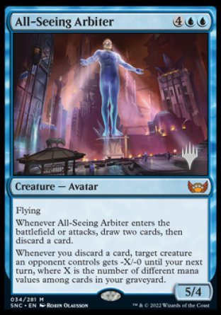 All-Seeing Arbiter (Promo Pack) [Streets of New Capenna Promos] | RetroPlay Games