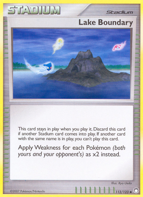 Lake Boundary (112/123) [Diamond & Pearl: Mysterious Treasures] | RetroPlay Games