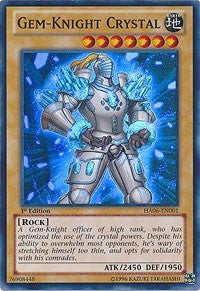 Gem-Knight Crystal [HA06-EN001] Super Rare | RetroPlay Games