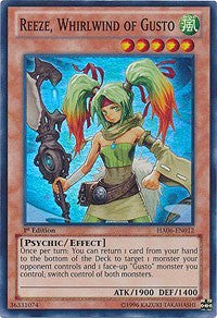 Reeze, Whirlwind of Gusto [HA06-EN012] Super Rare | RetroPlay Games