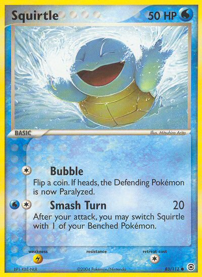 Squirtle (83/112) [EX: FireRed & LeafGreen] | RetroPlay Games