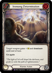 Ironsong Determination [U-WTR122] (Welcome to Rathe Unlimited)  Unlimited Rainbow Foil | RetroPlay Games