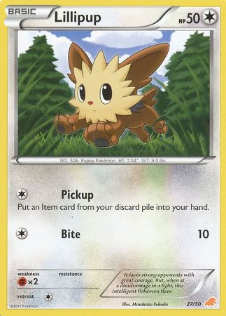 Lillipup (27/30) [Black & White: Trainer Kit - Excadrill] | RetroPlay Games