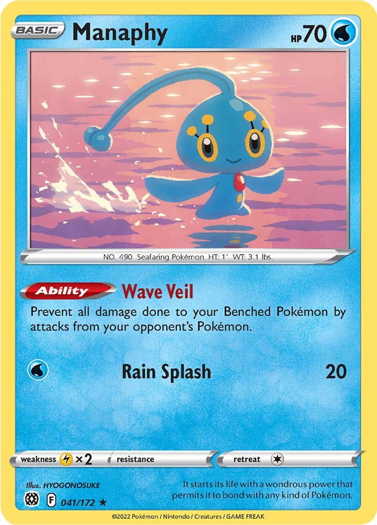 Manaphy (041/172) [Sword & Shield: Brilliant Stars] | RetroPlay Games