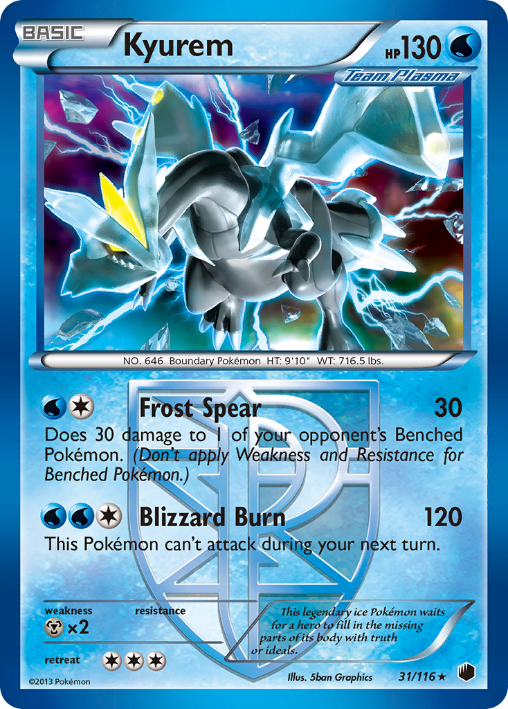 Kyurem (31/116) [Black & White: Plasma Freeze] | RetroPlay Games