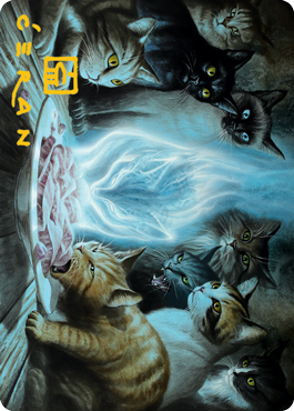 Can't Stay Away Art Card (Gold-Stamped Signature) [Innistrad: Midnight Hunt Art Series] | RetroPlay Games