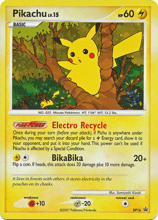 Pikachu (DP16) [Countdown Calendar Promos] | RetroPlay Games