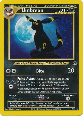 Umbreon (13/75) [Neo Discovery Unlimited] | RetroPlay Games