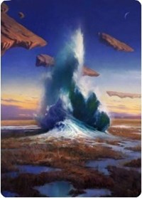 Flooded Strand Art Card [Zendikar Rising Art Series] | RetroPlay Games