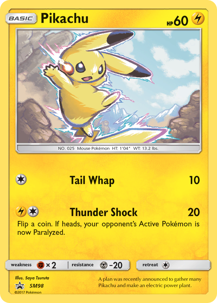 Pikachu (SM98) [Sun & Moon: Black Star Promos] | RetroPlay Games