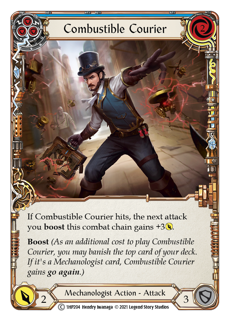 Combustible Courier (Blue) [1HP204] (History Pack 1) | RetroPlay Games