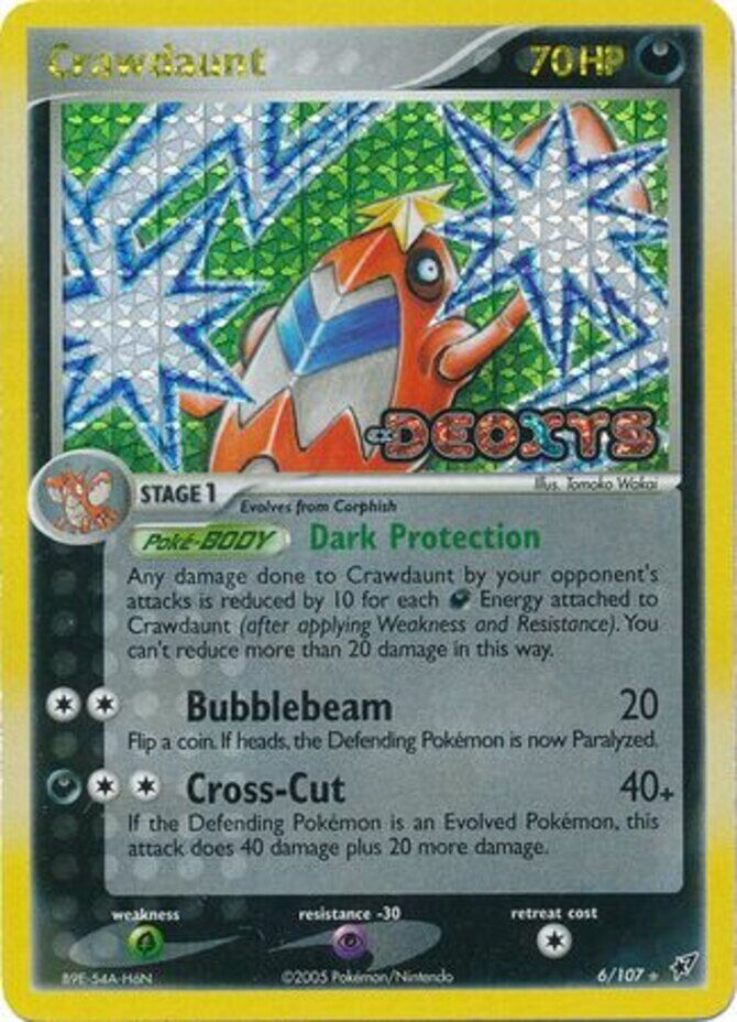 Crawdaunt (6/107) (Stamped) [EX: Deoxys] | RetroPlay Games