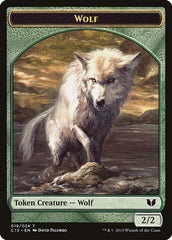 Wolf // Zombie Double-Sided Token [Commander 2015 Tokens] | RetroPlay Games