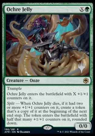 Ochre Jelly (Promo Pack) [Dungeons & Dragons: Adventures in the Forgotten Realms Promos] | RetroPlay Games