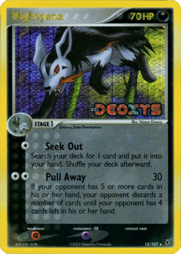 Mightyena (12/107) (Stamped) [EX: Deoxys] | RetroPlay Games