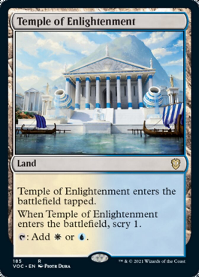 Temple of Enlightenment [Innistrad: Crimson Vow Commander] | RetroPlay Games