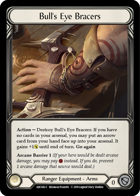 Bull's Eye Bracers [ARC042-C] (Arcane Rising)  1st Edition Cold Foil | RetroPlay Games