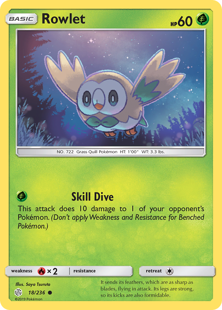 Rowlet (18/236) [Sun & Moon: Cosmic Eclipse] | RetroPlay Games