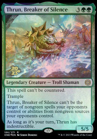 Thrun, Breaker of Silence [Phyrexia: All Will Be One Prerelease Promos] | RetroPlay Games