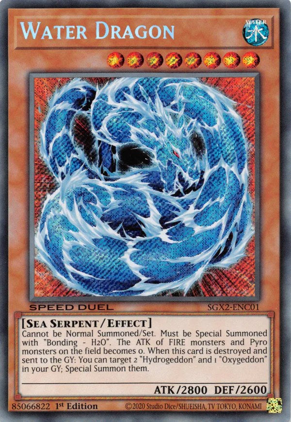 Water Dragon [SGX2-ENC01] Secret Rare | RetroPlay Games