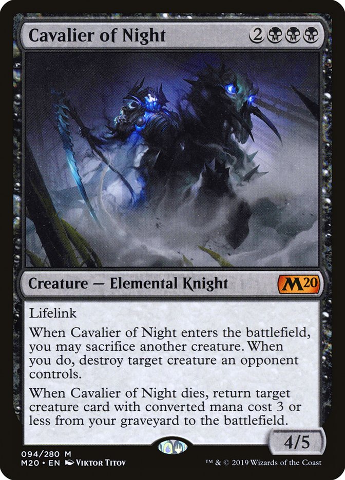 Cavalier of Night [Core Set 2020] | RetroPlay Games