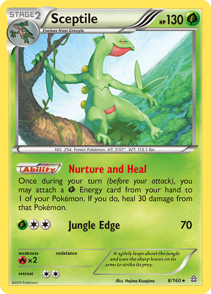 Sceptile (8/160) [XY: Primal Clash] | RetroPlay Games