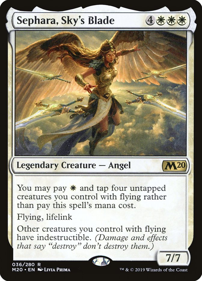 Sephara, Sky's Blade [Core Set 2020] | RetroPlay Games