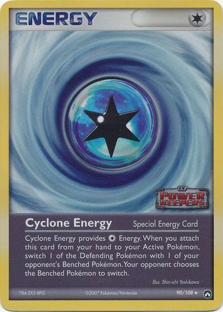 Cyclone Energy (90/108) (Stamped) [EX: Power Keepers] | RetroPlay Games