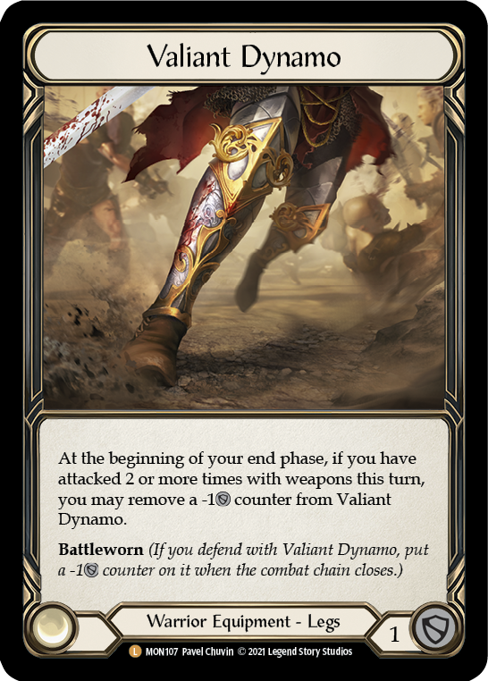 Valiant Dynamo [MON107-CF] (Monarch)  1st Edition Cold Foil | RetroPlay Games