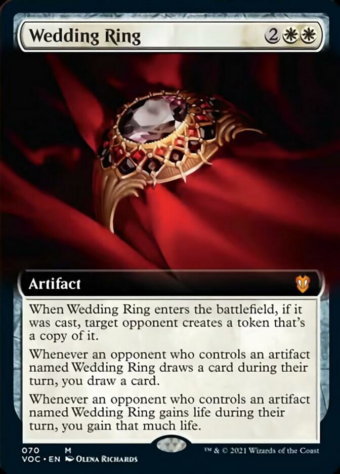 Wedding Ring (Extended) [Innistrad: Crimson Vow Commander] | RetroPlay Games