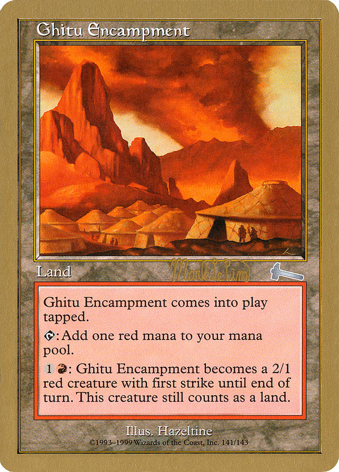 Ghitu Encampment (Mark Le Pine) [World Championship Decks 1999] | RetroPlay Games