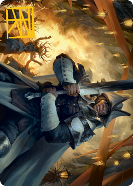 Ritual Guardian Art Card (Gold-Stamped Signature) [Innistrad: Midnight Hunt Art Series] | RetroPlay Games