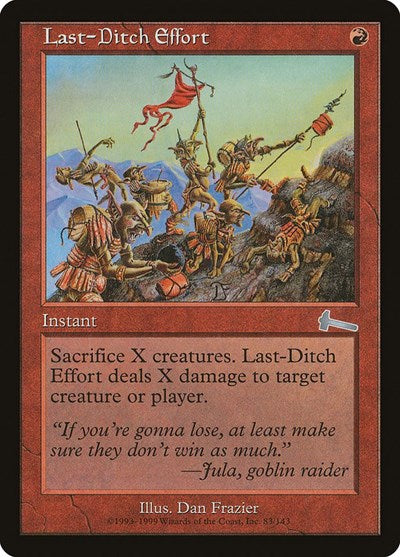 Last-Ditch Effort [Urza's Legacy] | RetroPlay Games