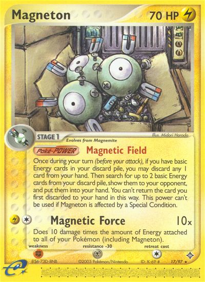 Magneton (17/97) [EX: Dragon] | RetroPlay Games