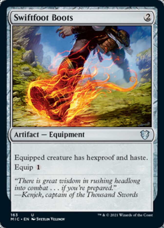 Swiftfoot Boots [Innistrad: Midnight Hunt Commander] | RetroPlay Games