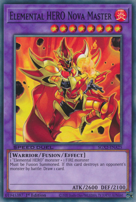 Elemental HERO Nova Master [SGX2-ENA25] Common | RetroPlay Games