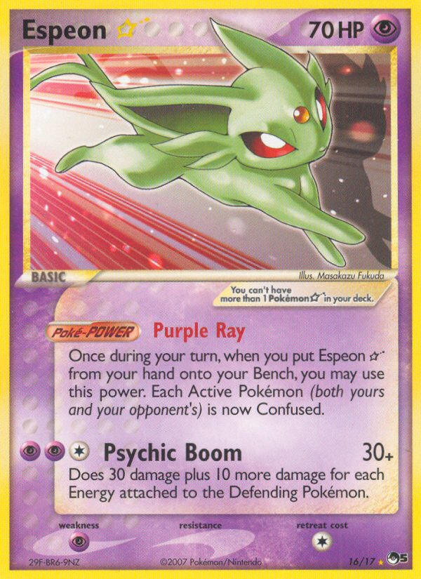 Espeon Star (16/17) [POP Series 5] | RetroPlay Games