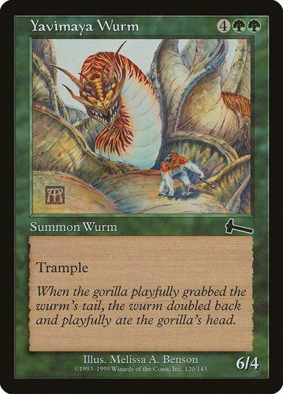 Yavimaya Wurm [Urza's Legacy] | RetroPlay Games