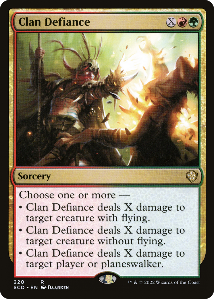 Clan Defiance [Starter Commander Decks] | RetroPlay Games