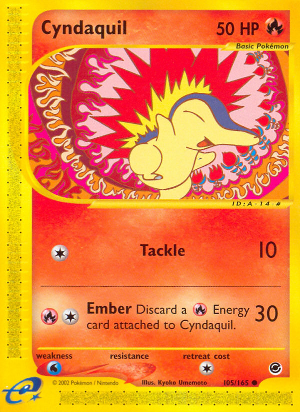 Cyndaquil (105/165) [Expedition: Base Set] | RetroPlay Games